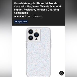 CASEMATE APPLE IPHONE. 14 PRO MAX Glitter Phone Case